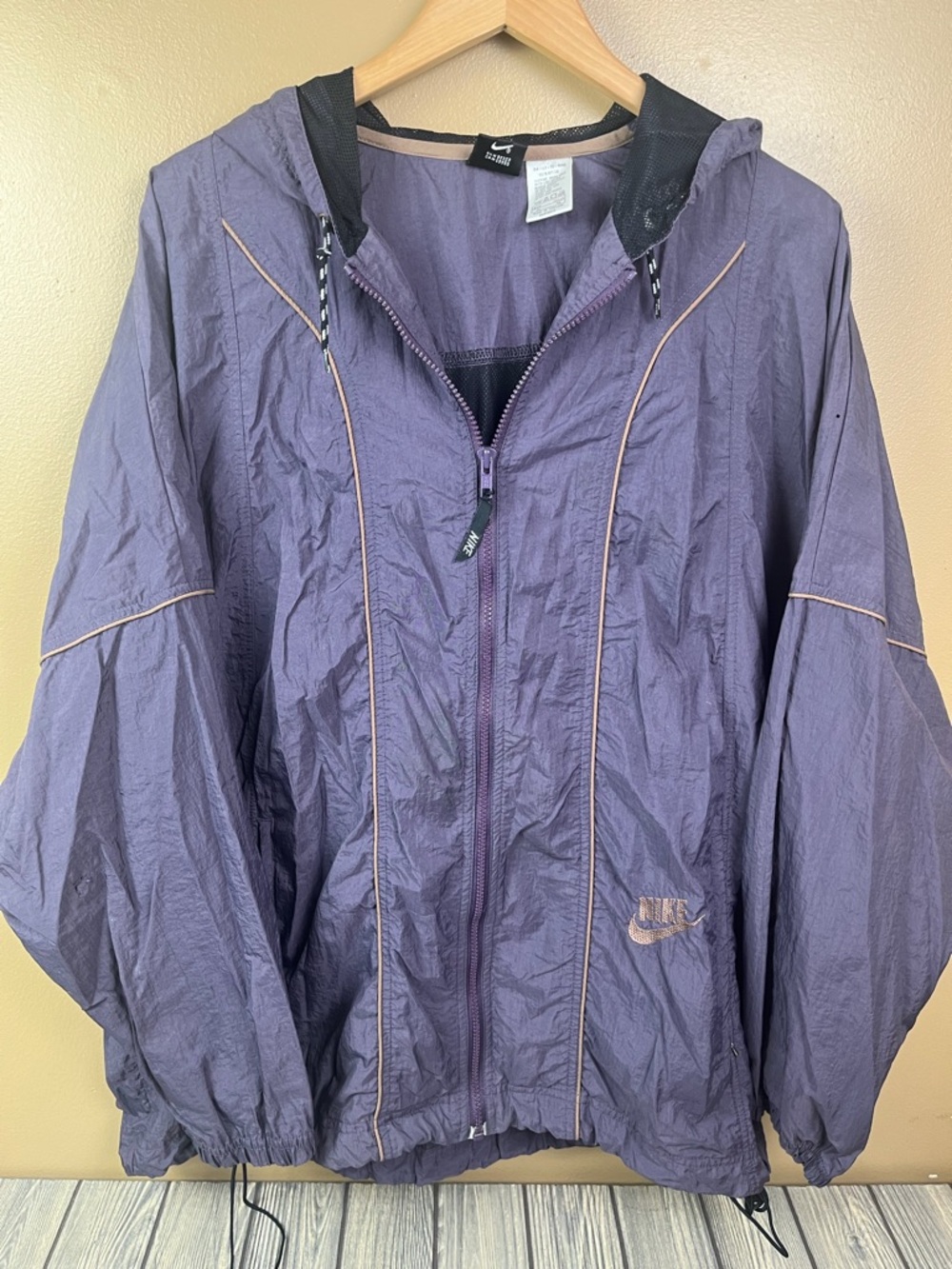 Nike Vintage 90s Purple Windbreaker Size XL